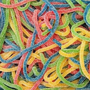 spaghetti fruité acidulée