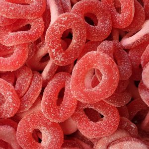 Anneau fraise sucré