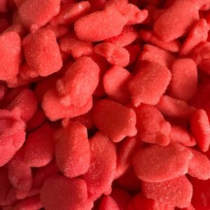 Fraise fouettée sucrée