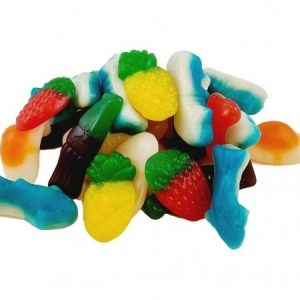 Mélange de bonbons lisses