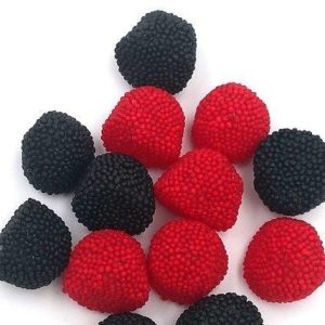 Mûres perlées rouge et noir