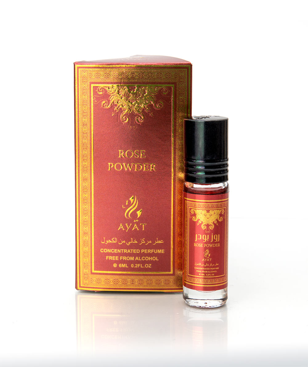 Huile Parfumée Rose Powder – Ayat 6ml
